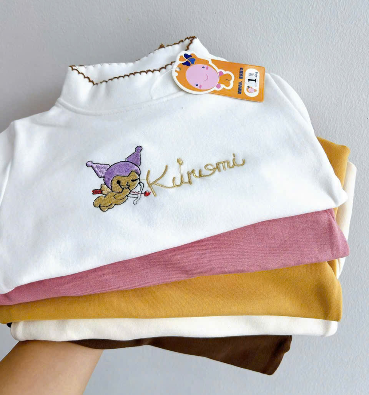 Áo giữ nhiệt Zip lông Koromi nhí