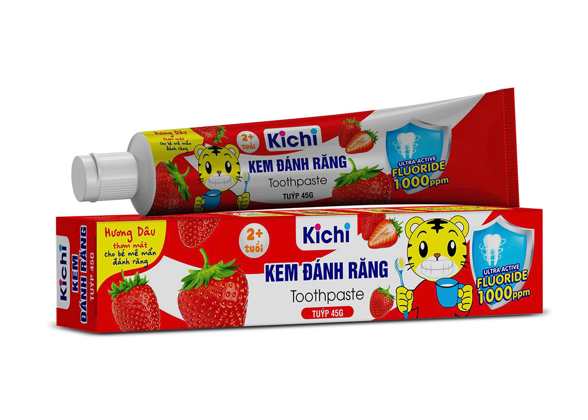 Kem đánh răng dâu Kichi (2y+)