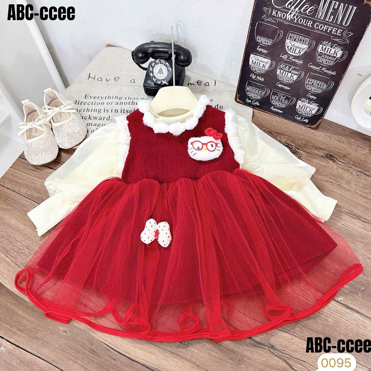 Váy Tết cao cấp 7 (nhung)