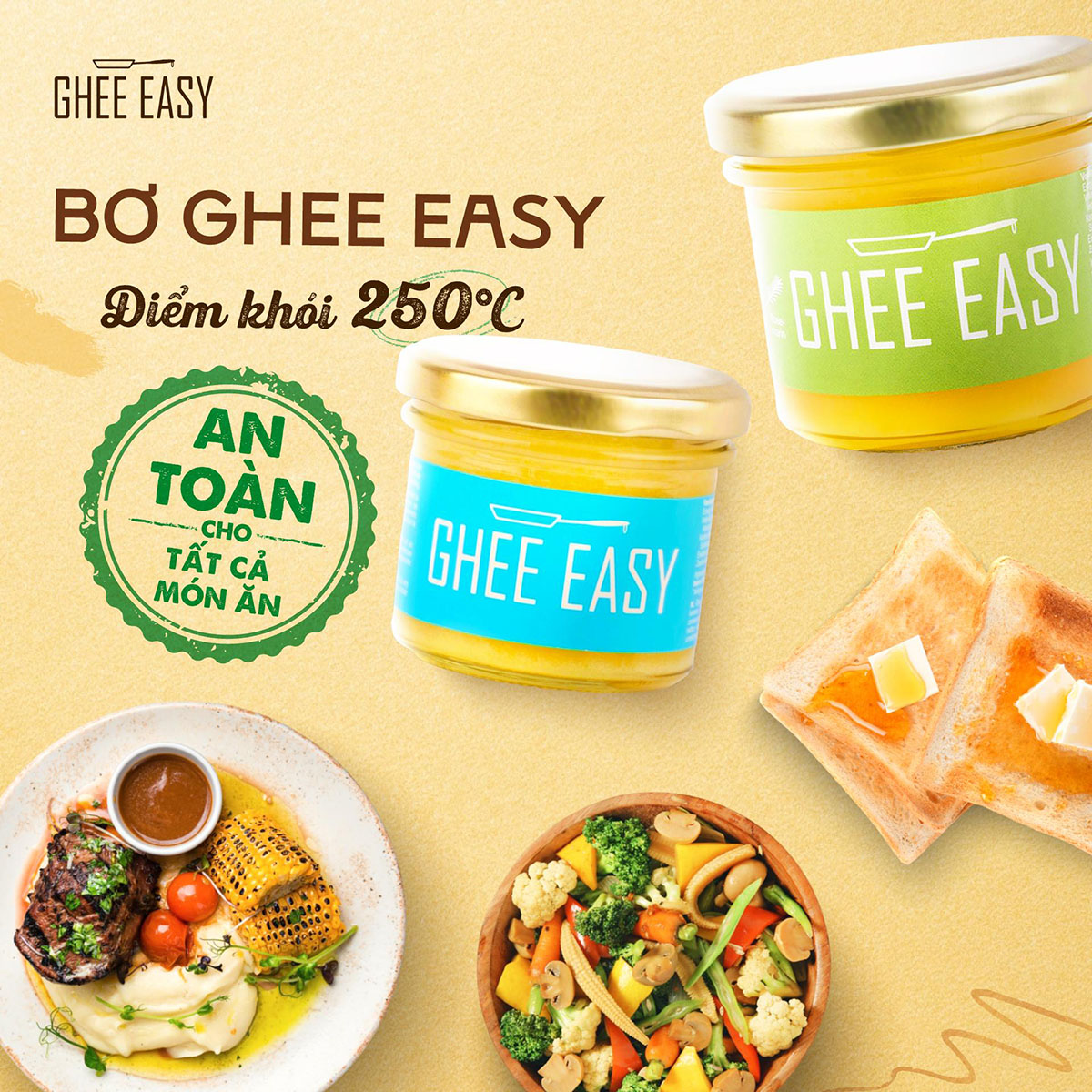 Bơ organic Ghee 245g