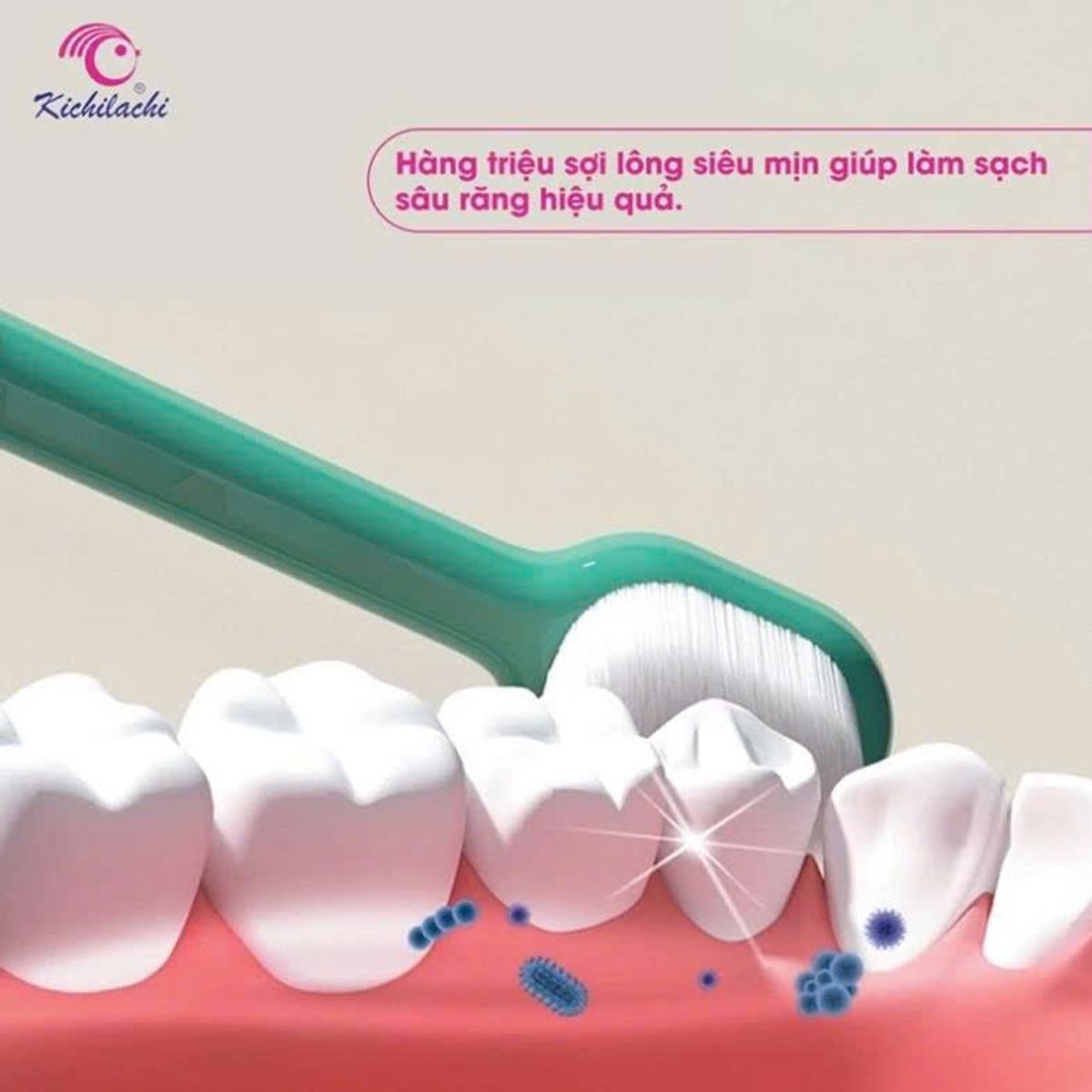 Bàn chải lông tơ cho bé (2y+)