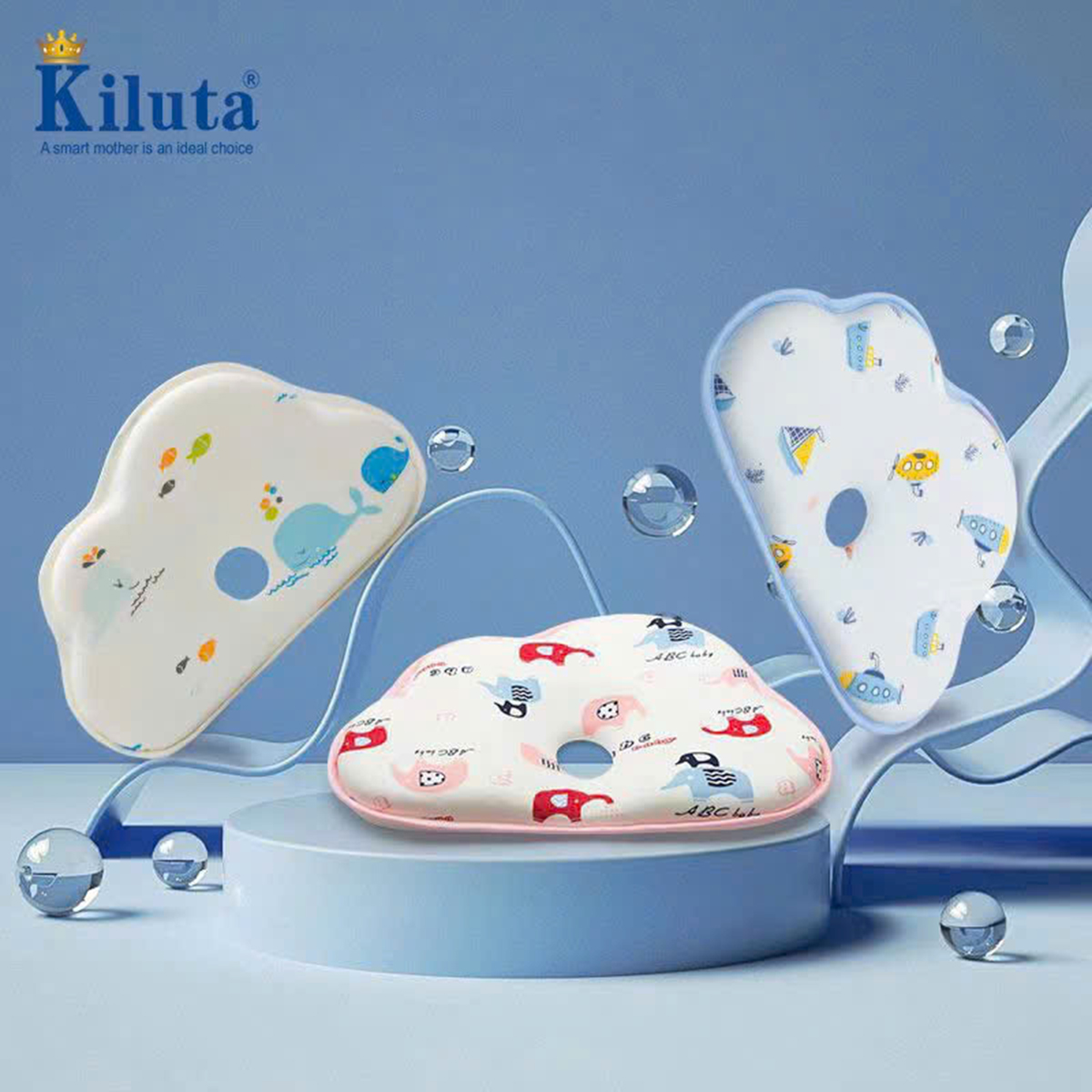 Gối mây cao su non chống bẹp đầu