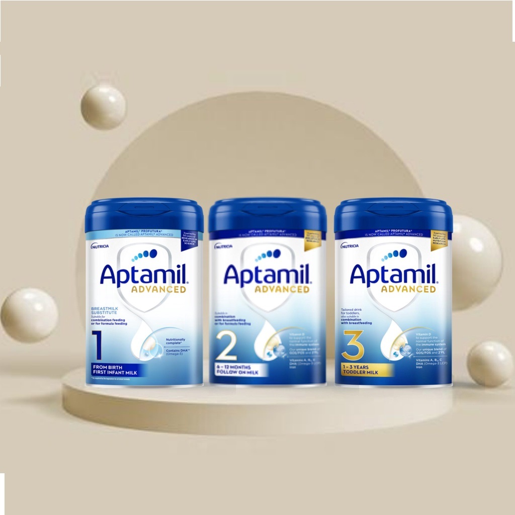 Sữa bột Aptamil Anh lon 900g các số