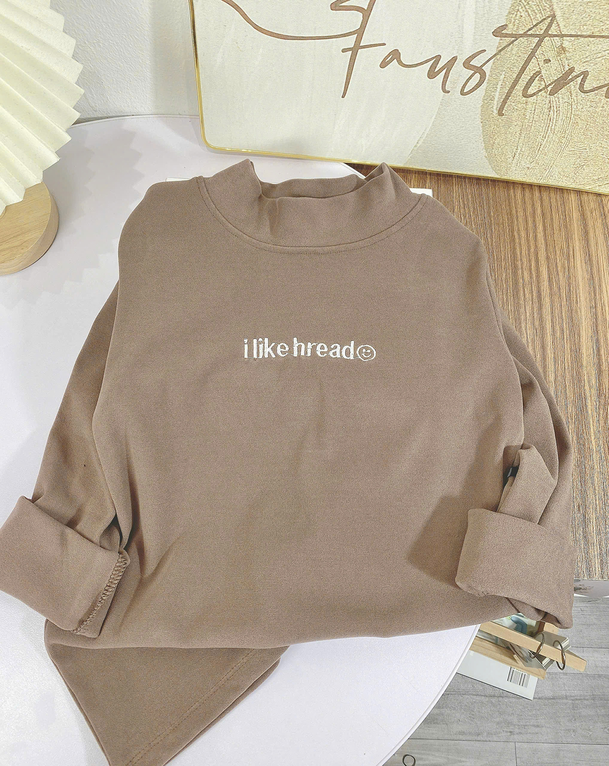 Áo giữ nhiệt Zip lông cún nhỡ