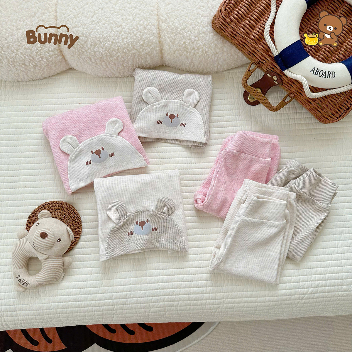 Bộ dài len lông thỏ Bunny