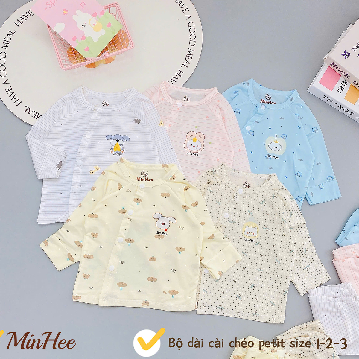 Bộ dài sơ sinh Minhee