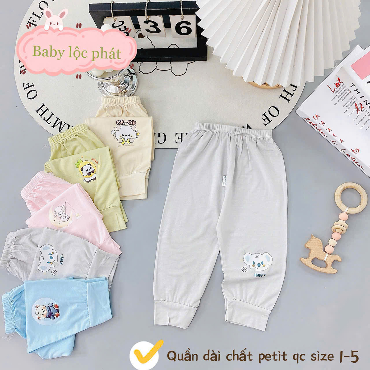 Quần dài sơ sinh đẹp 1