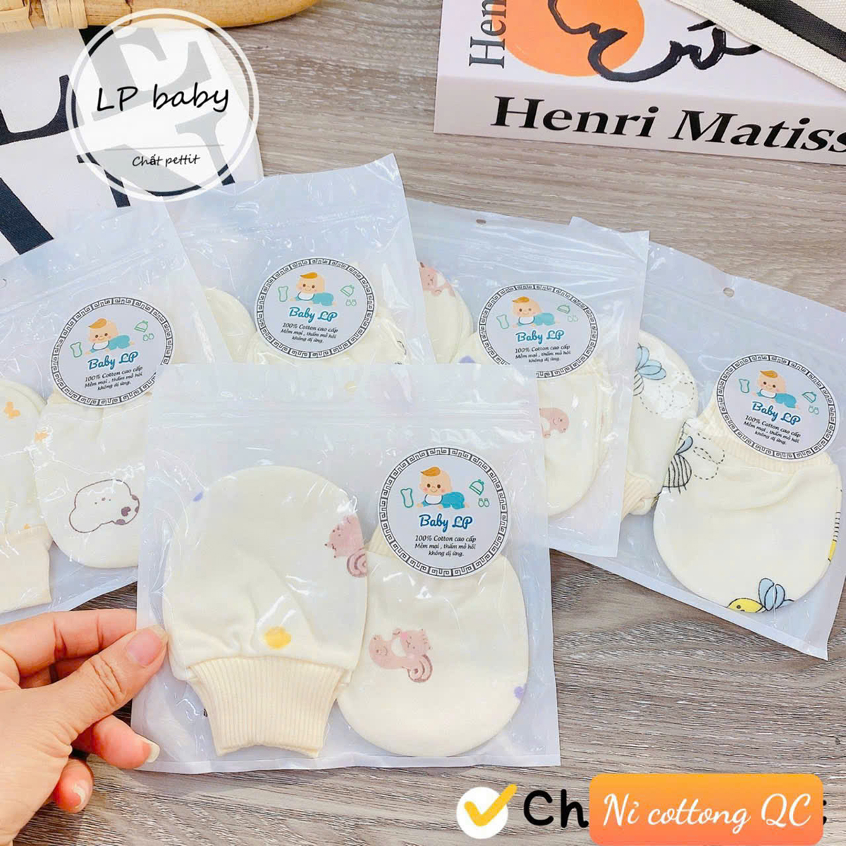 Set bao tay bao chân nỉ cao cấp