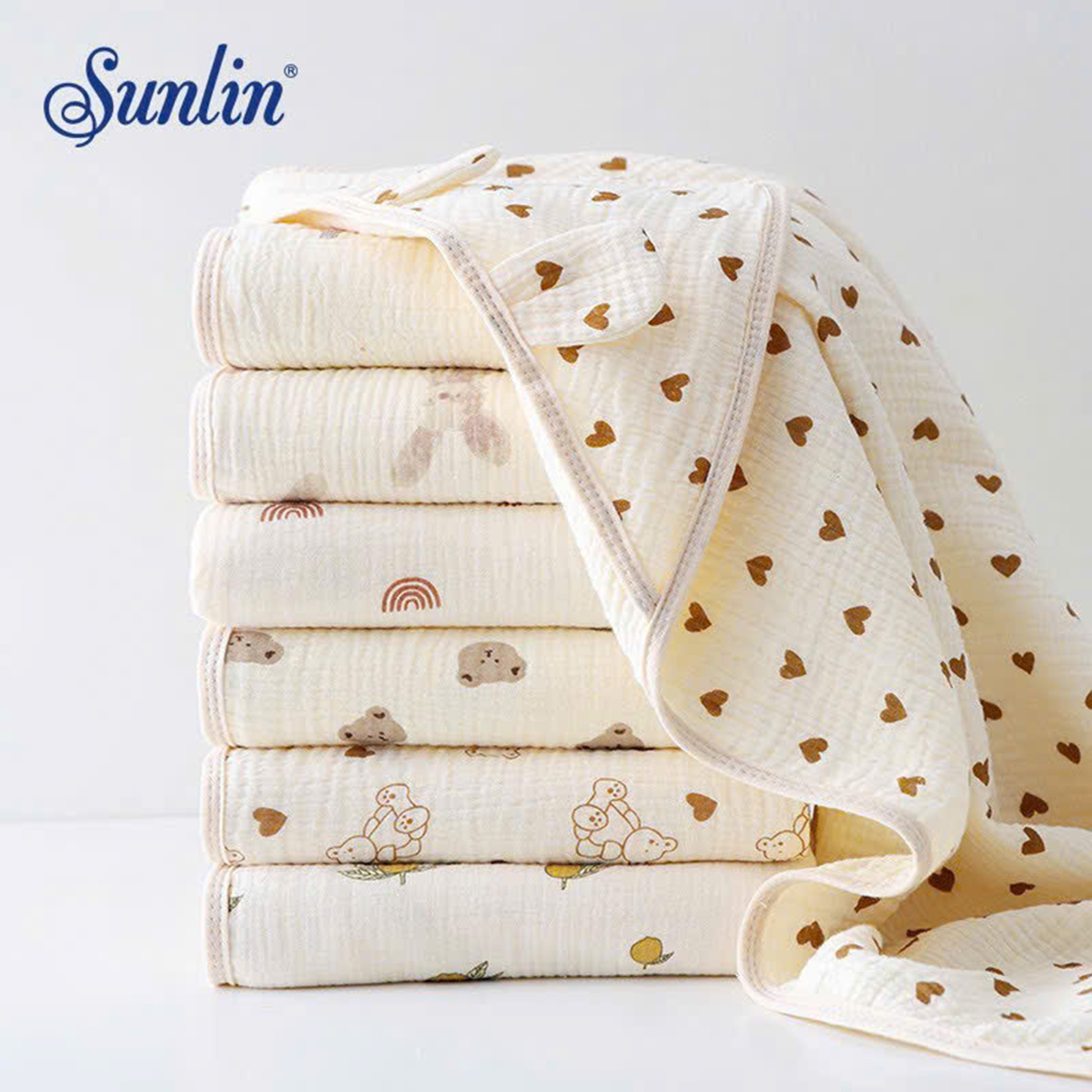 Ủm xô Muslin cho bé Kiluta đẹp