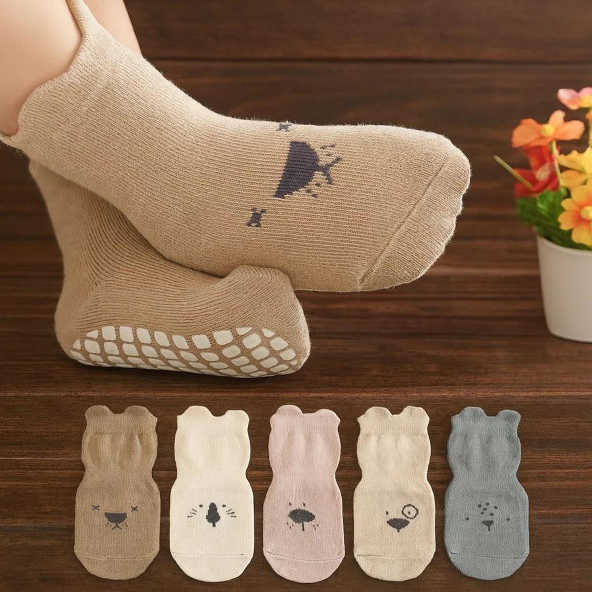 Tất chống trượt cao cấp(0-3 tuổi)