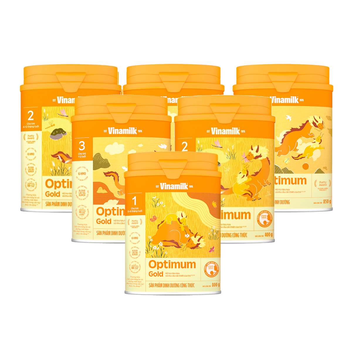 Sữa bột Optimum Gold các số