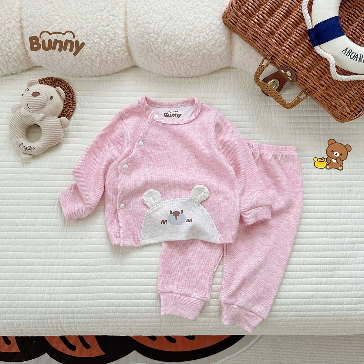 Bộ dài len lông thỏ Bunny