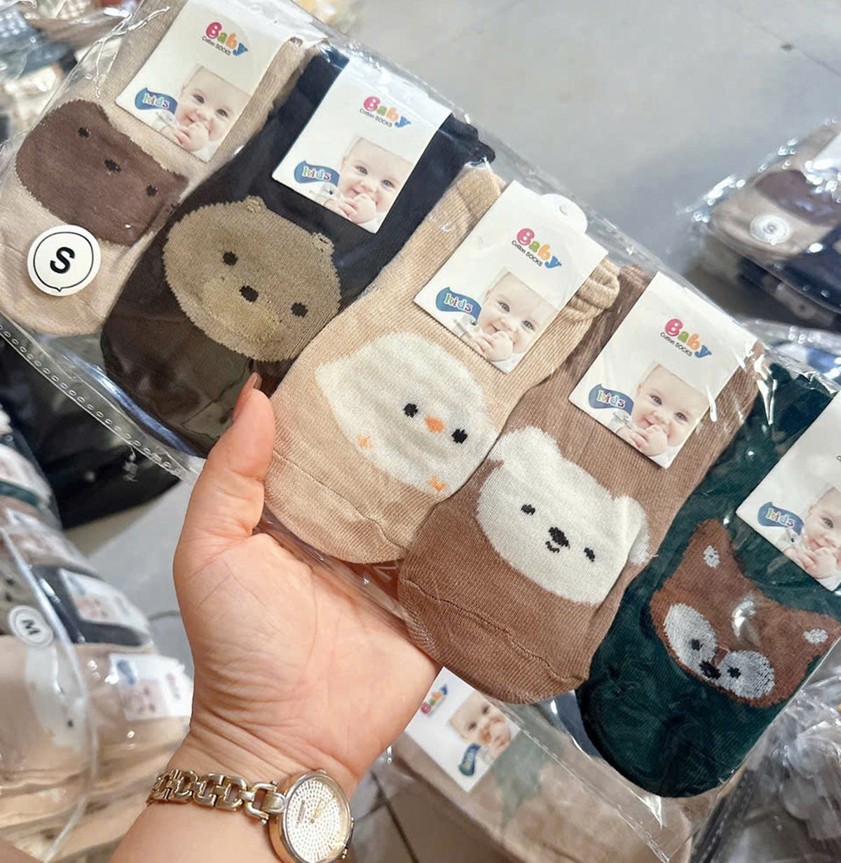 Tất thú chống trượt (0-3 tuổi)