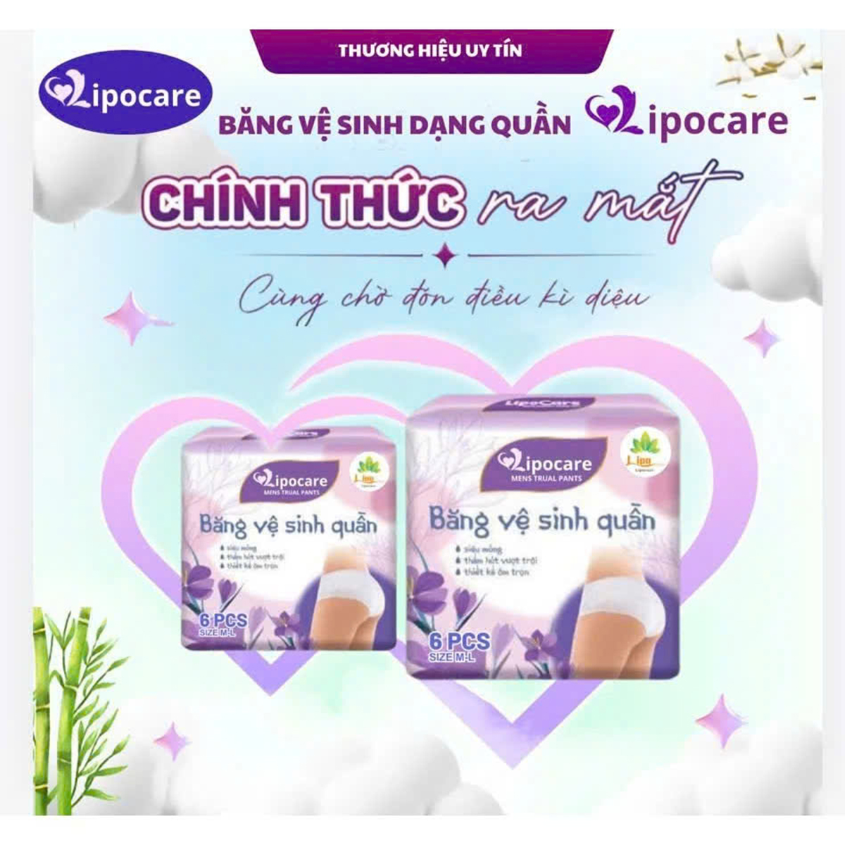Băng vệ sinh quần Lipocare