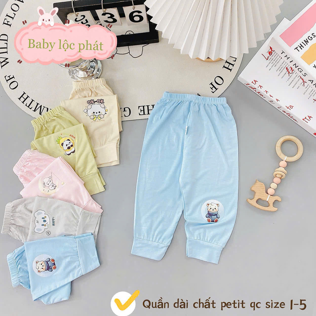 Quần dài sơ sinh đẹp 1