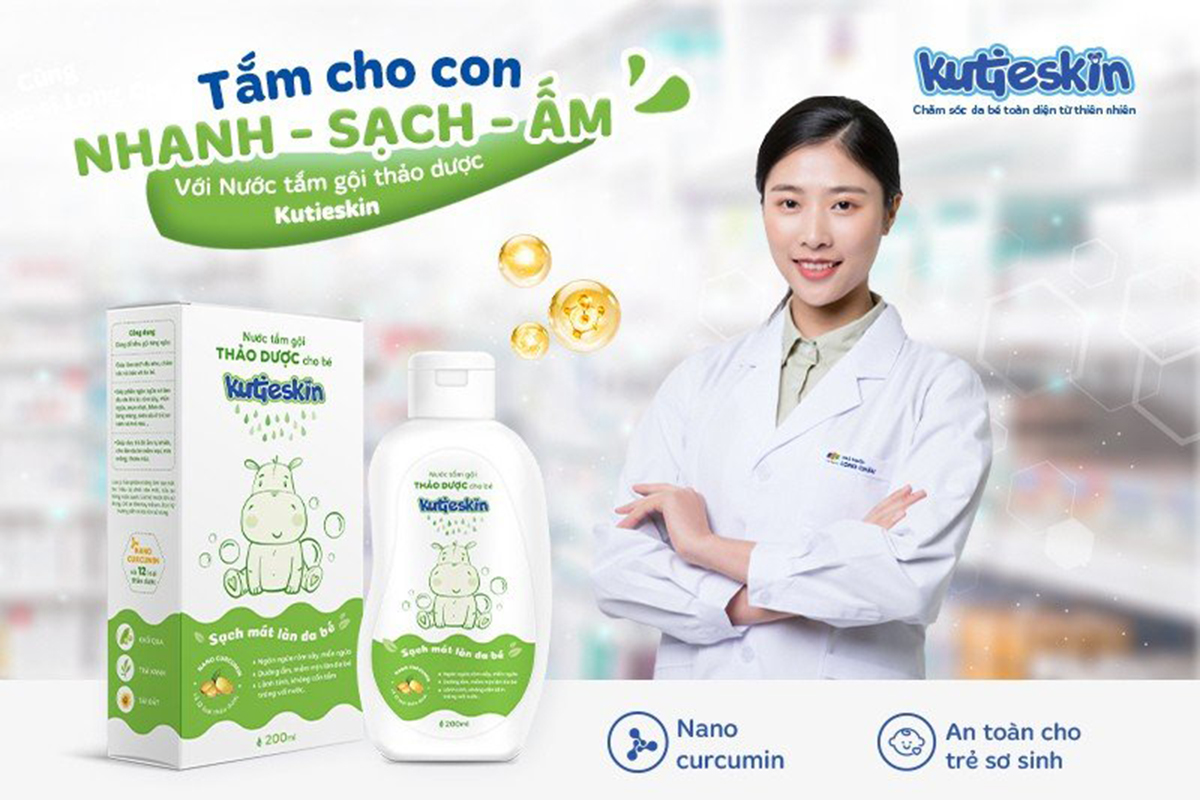 Nước tắm gội Kutieskin 200ml