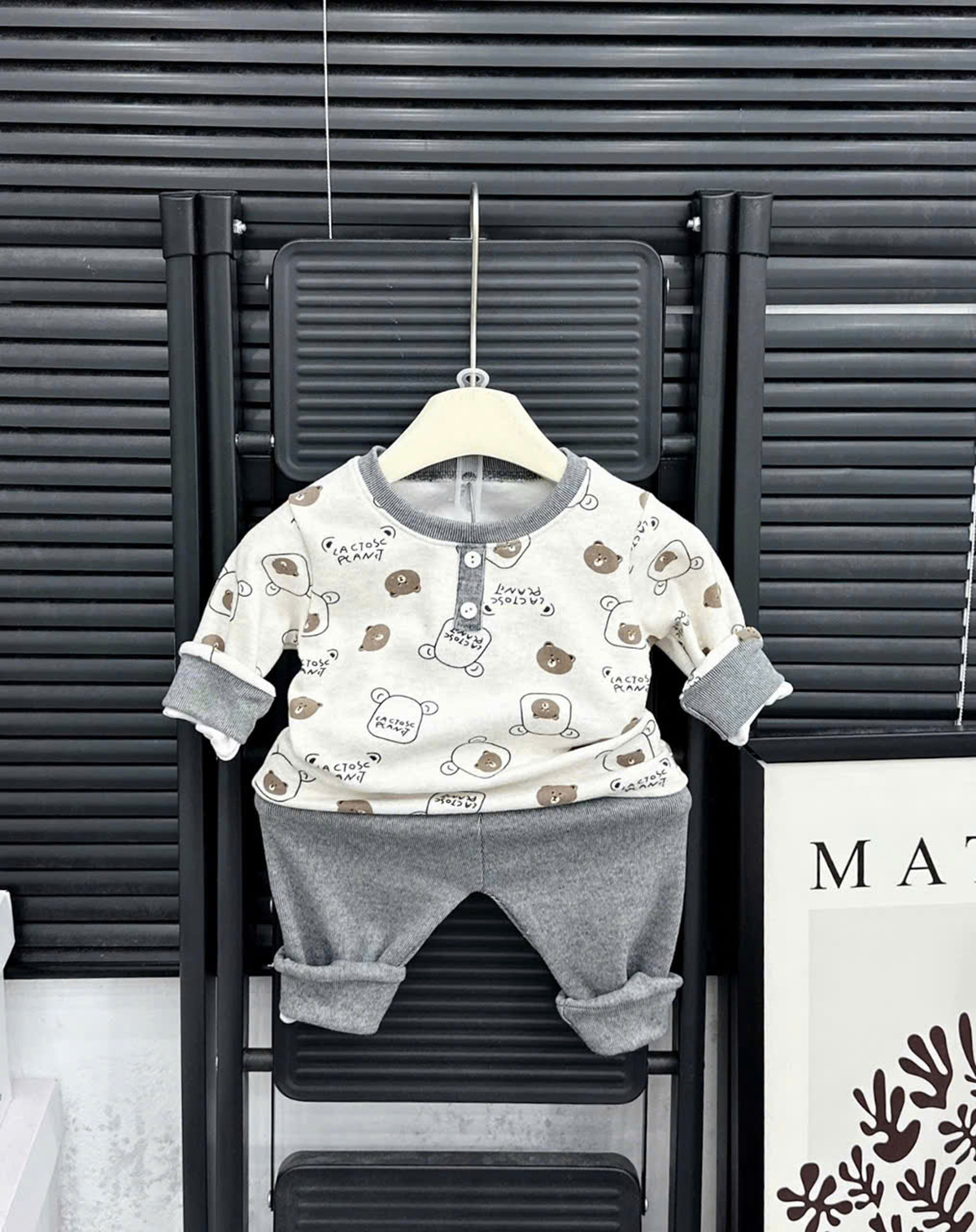 Bộ dài len lông thỏ cổ trụ