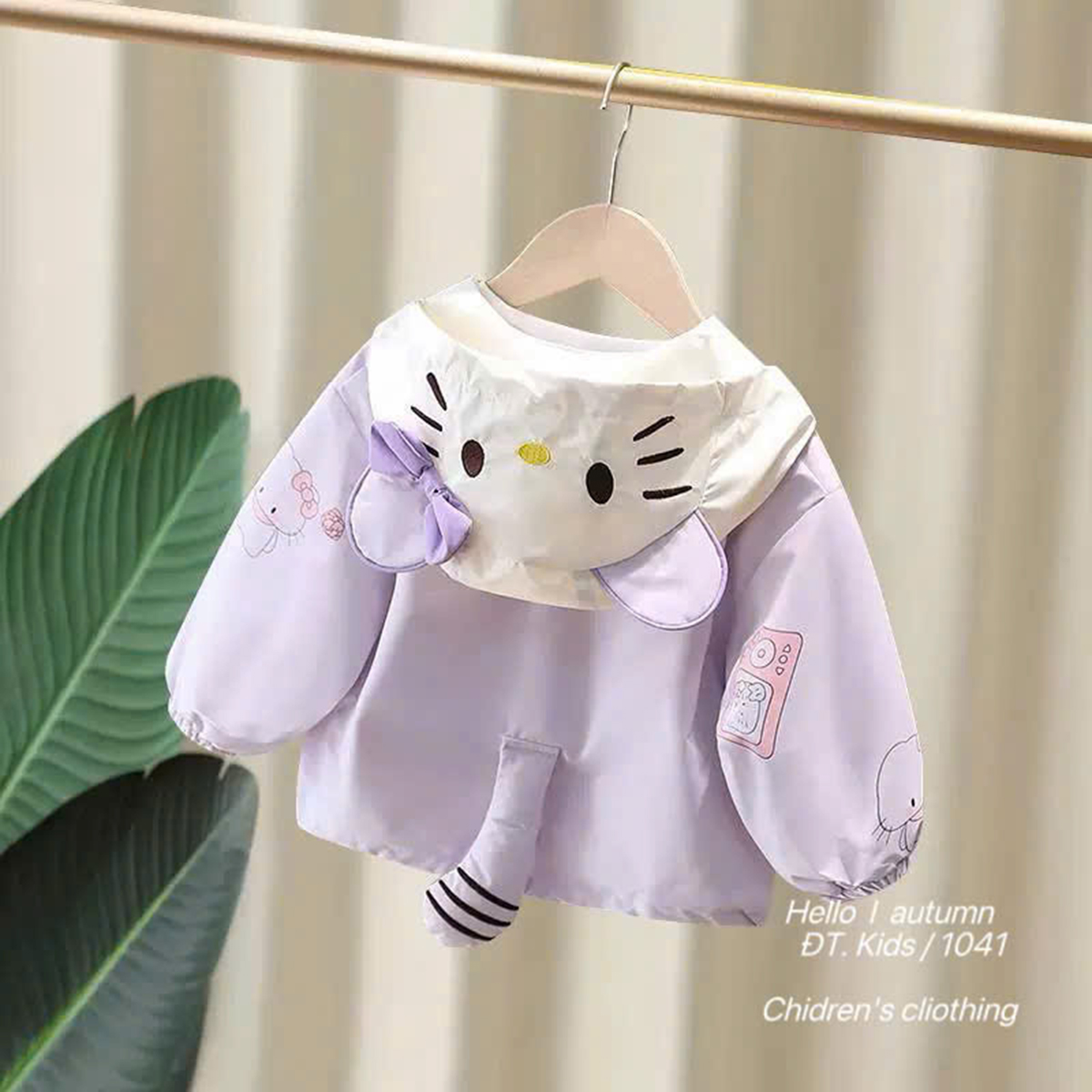 Áo khoác gió Kitty