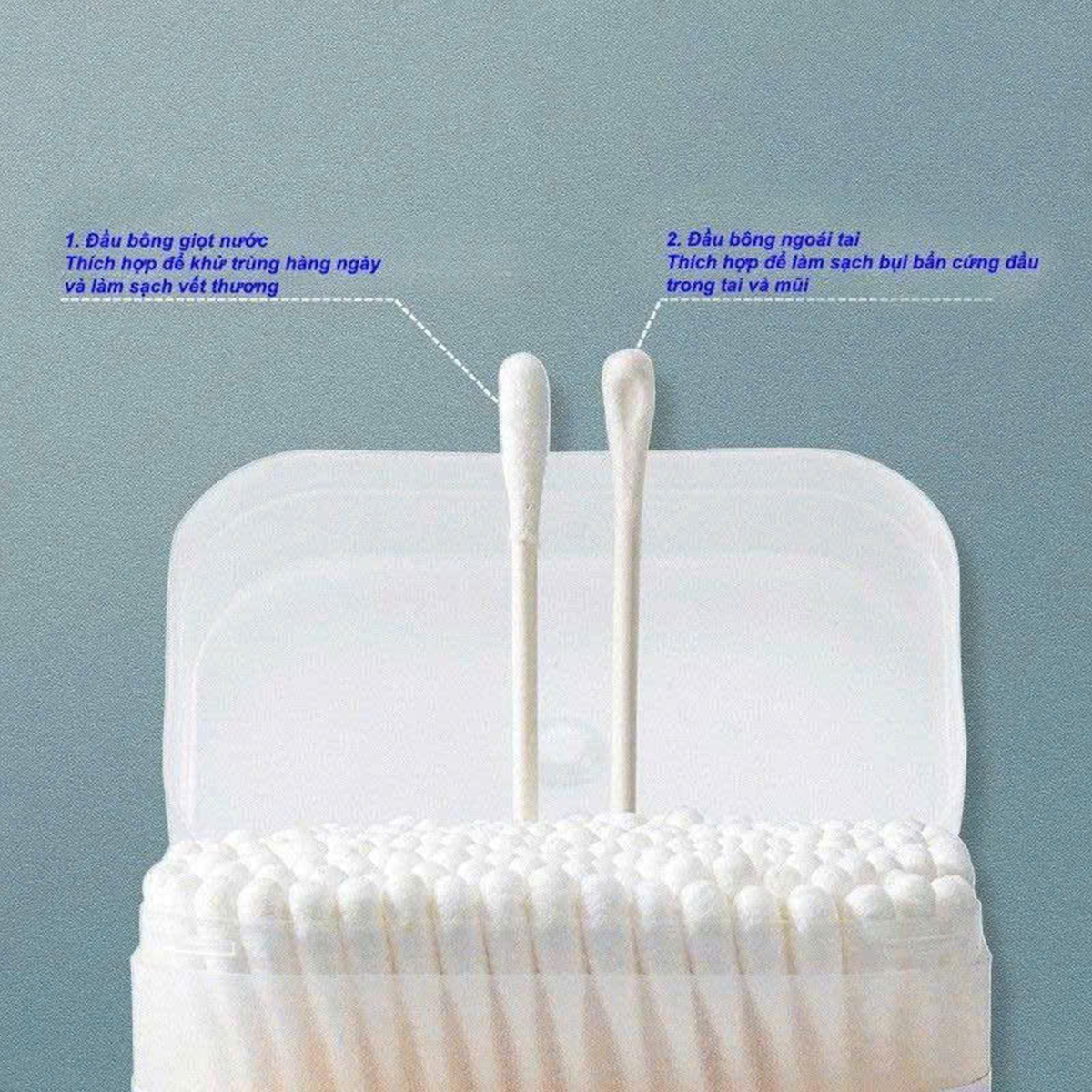 Tăm bông trẻ em Vcool 200pcs