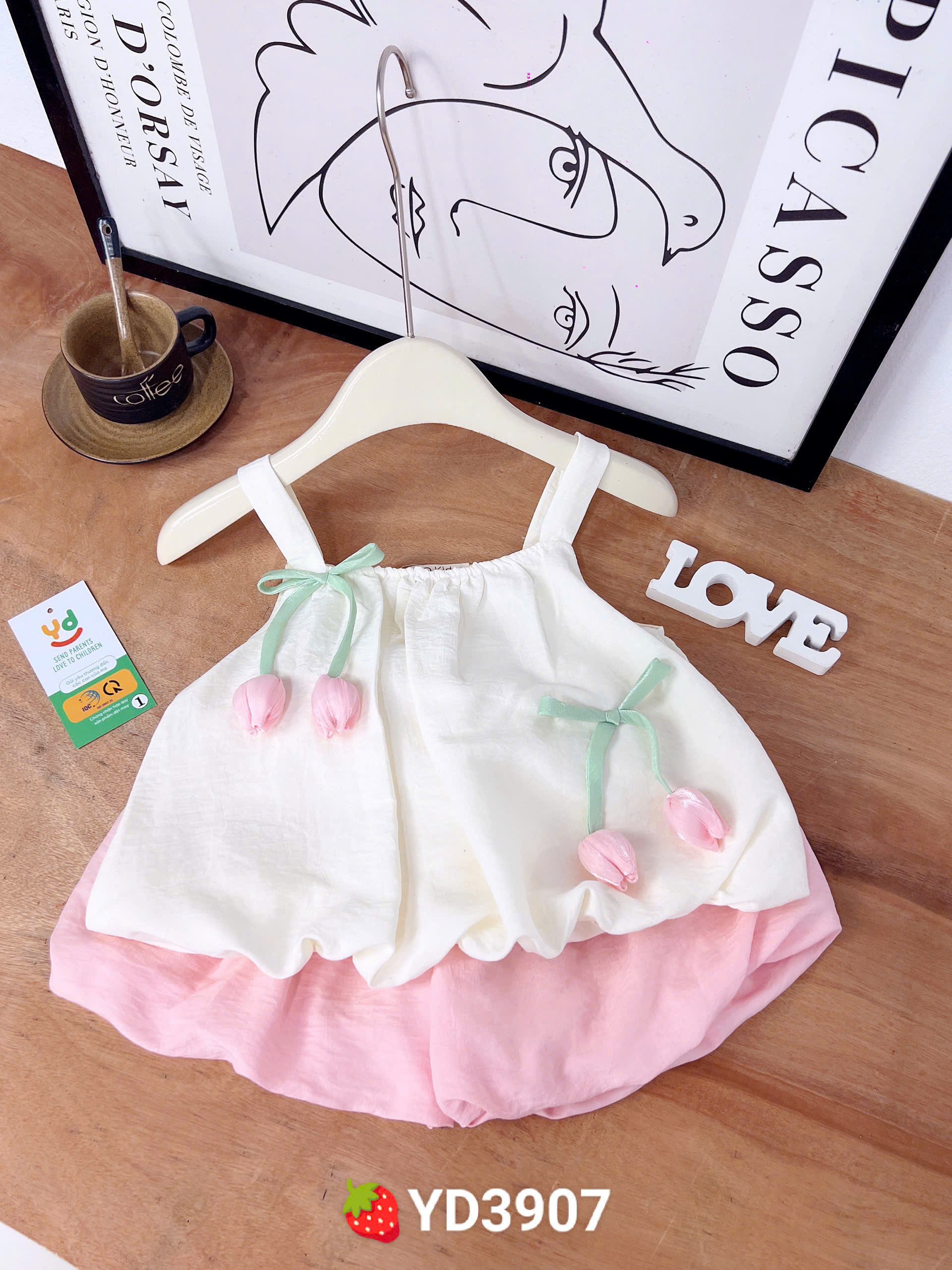 Bộ 2 dây hoa sen xô lụa