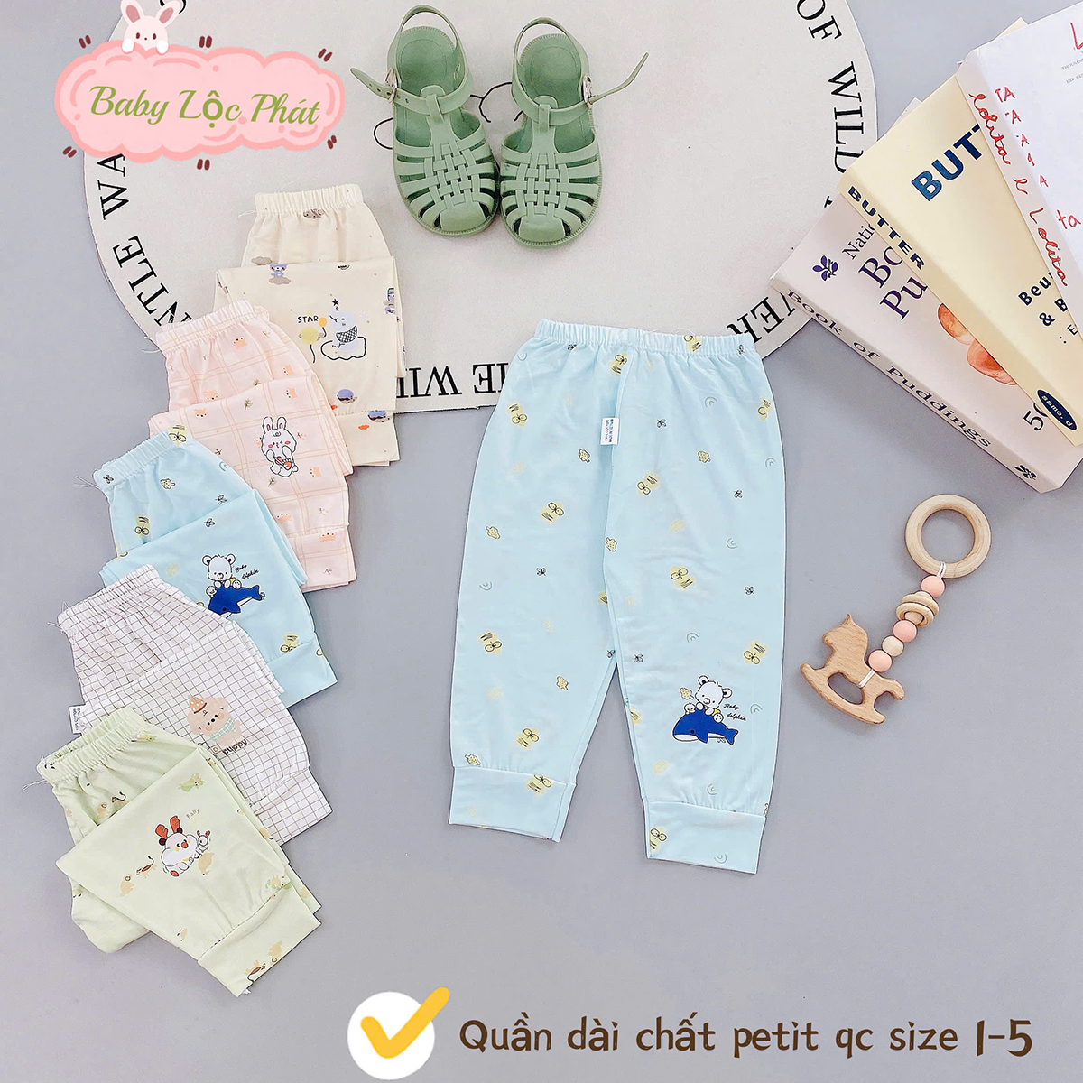 Quần dài sơ sinh đẹp 3