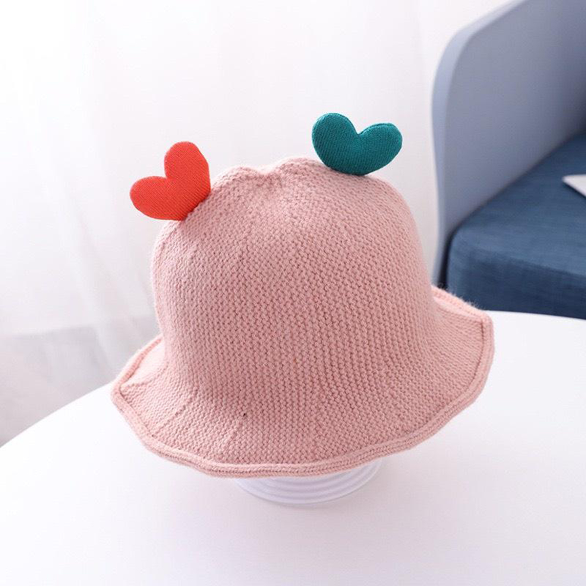 Mũ len vành cho bé