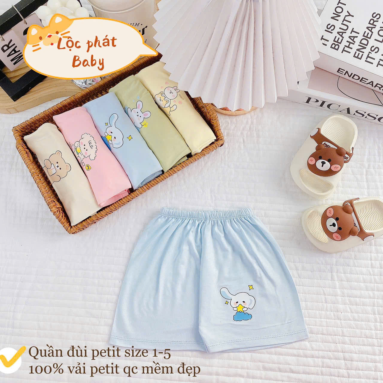 Quần đùi đẹp trơn