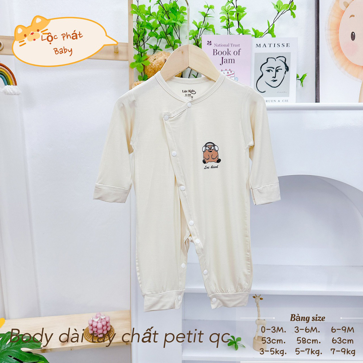 Body dài trơn Lộc Phát