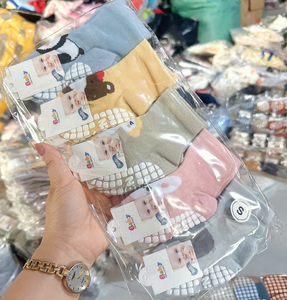 Tất chống trượt new (0-3 tuổi)