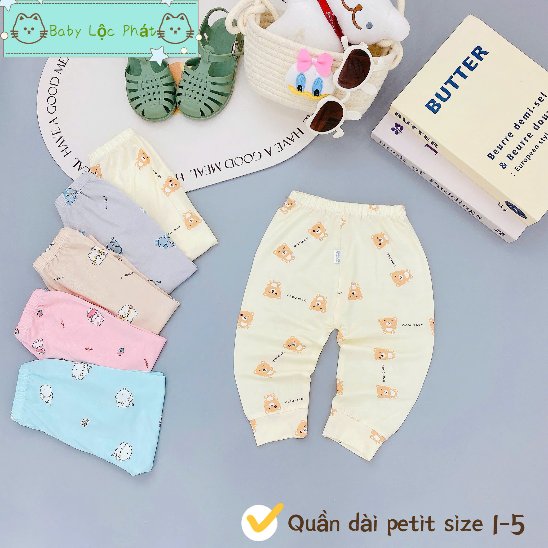 Quần dài sơ sinh đẹp 4