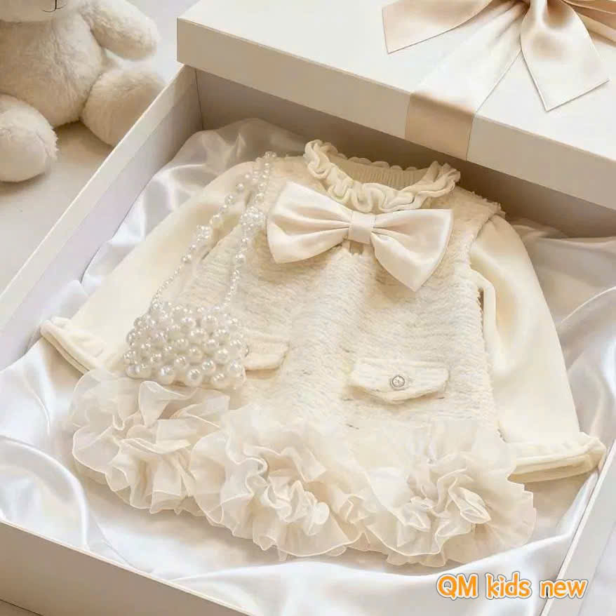 Váy Tết cao cấp 8 (trắng)