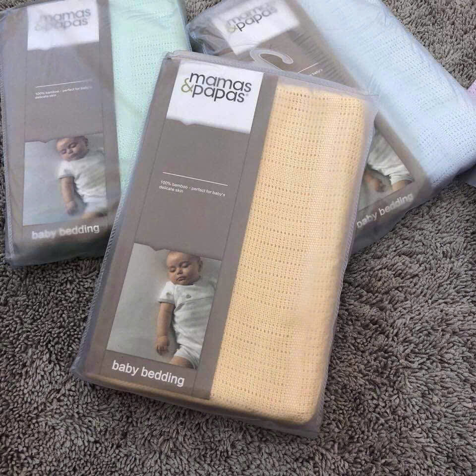 Chăn lưới đẹp cho bé Mama&Papa