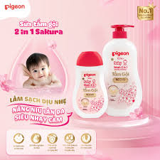 Tắm gội hoa anh đào Pigeon (đỏ)