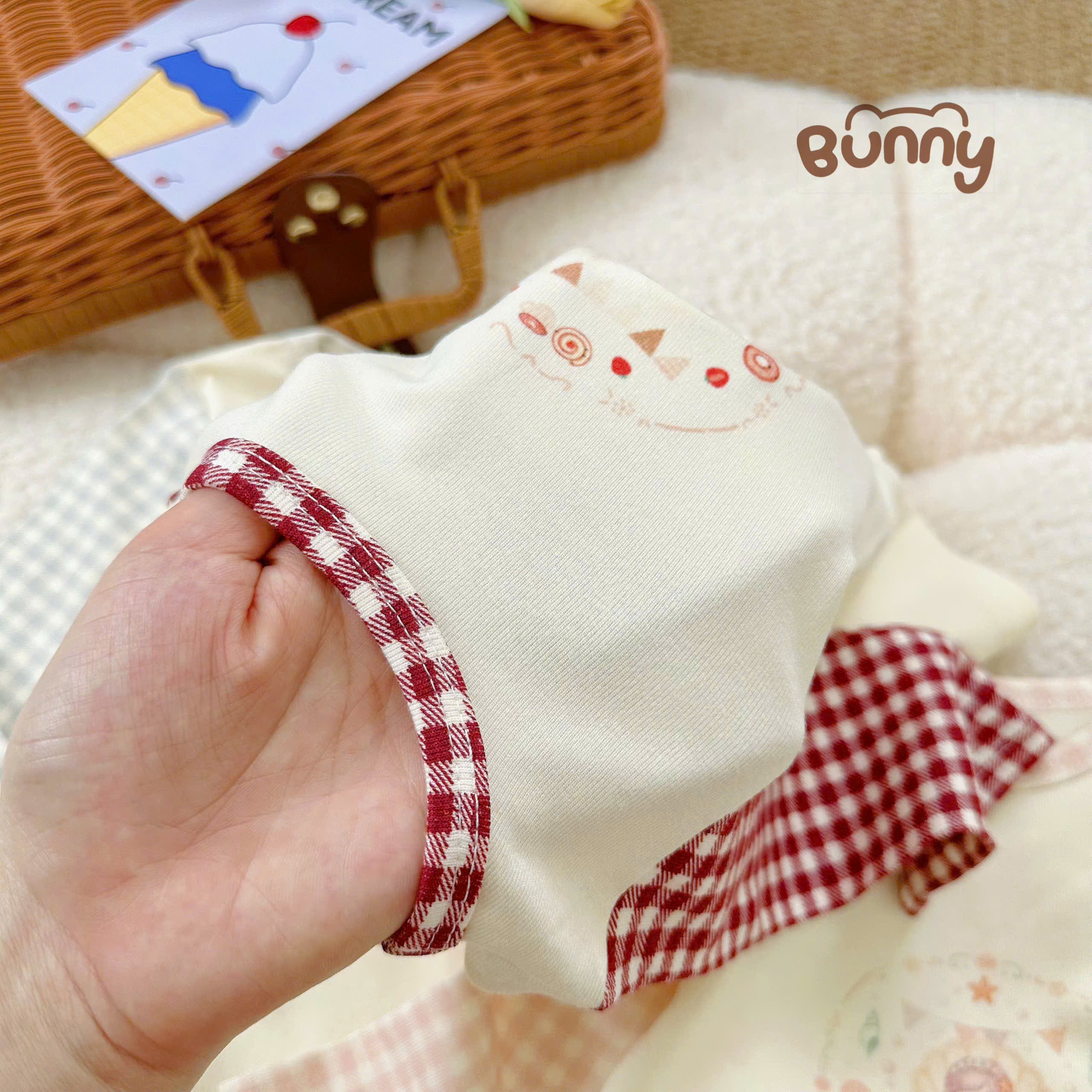 Bộ dài Cotton Bunny cao cấp 2