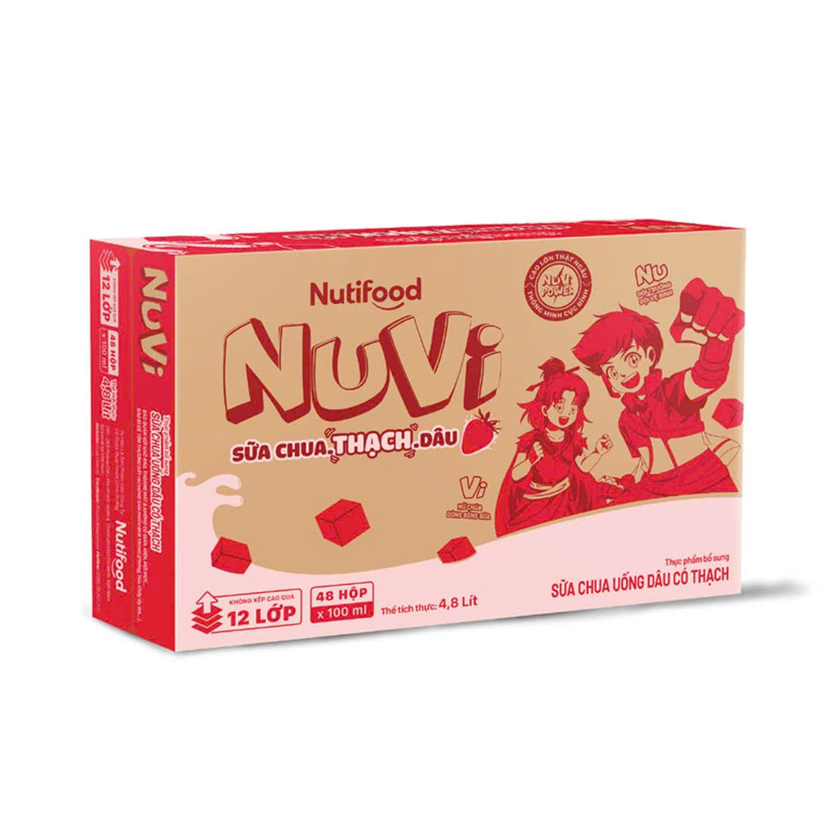Sữa thạch Nuvi 100ml các vị
