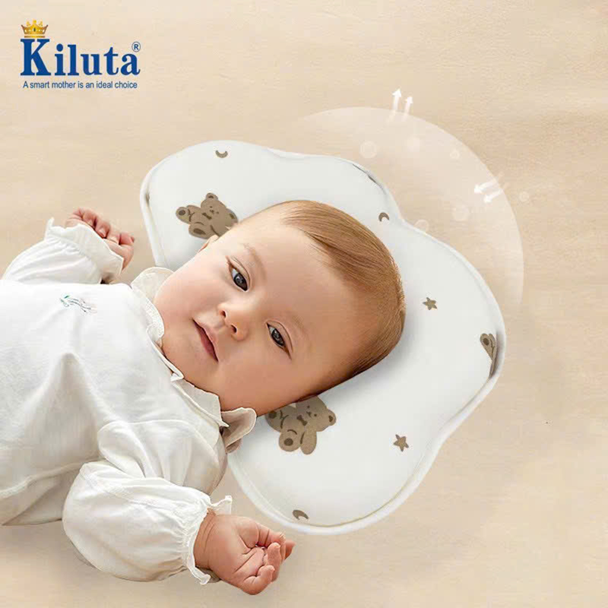 Gối mây cao su non chống bẹp đầu