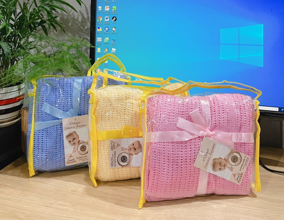 Chăn lưới thường cho bé