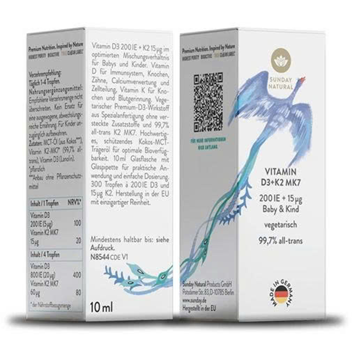 Vitamin D3MK7 Sunatural 10ml (Đức)