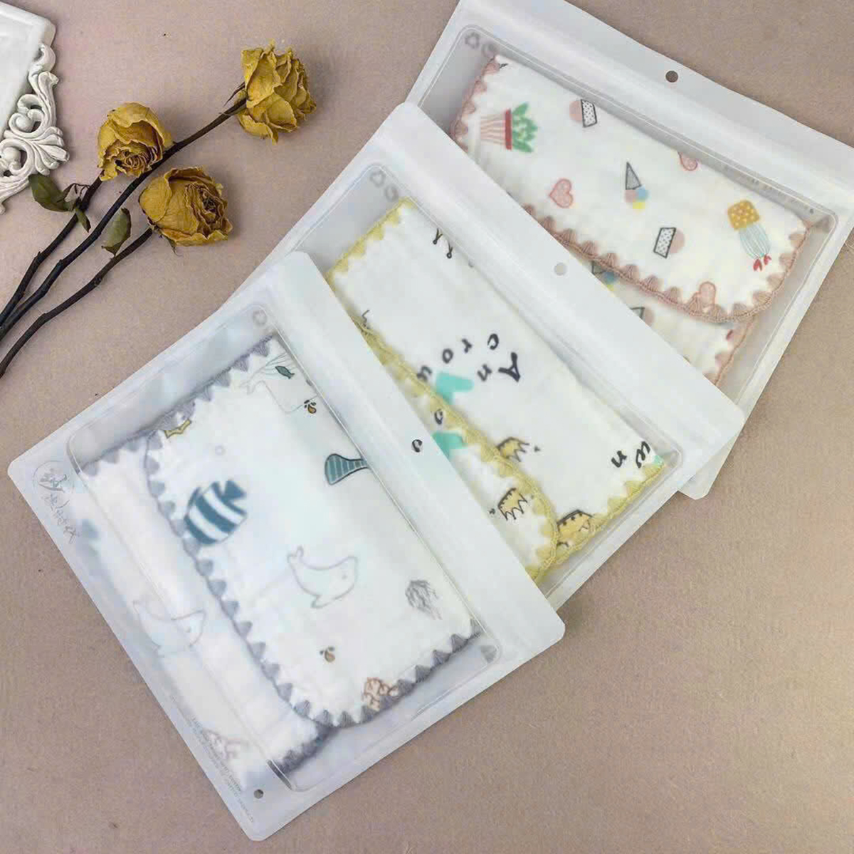 Gối sơ sinh xô 10 lớp