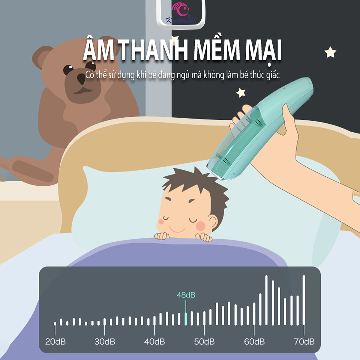 Tông đơ cắt tóc Kichi