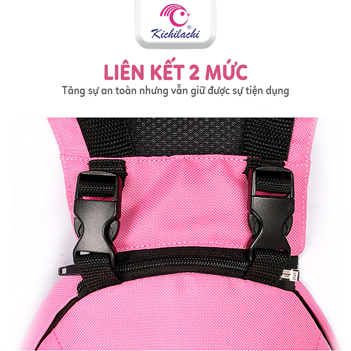 Địu cho bé Kichi