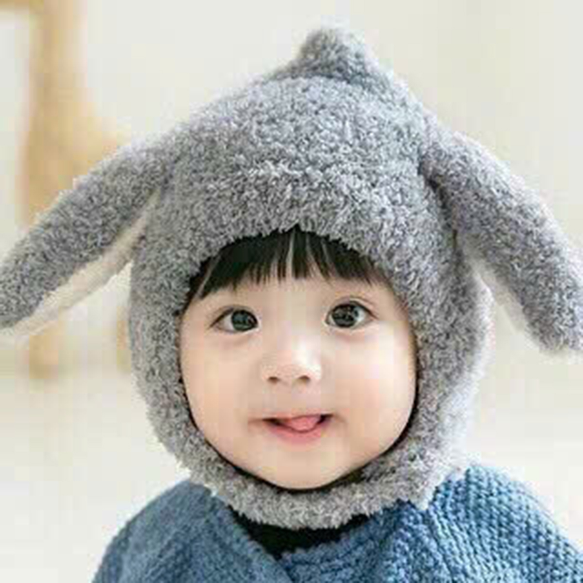 Mũ len cừu cho bé