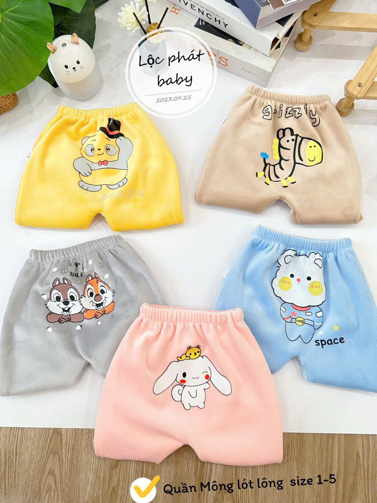 Quần nhung lót lông chục