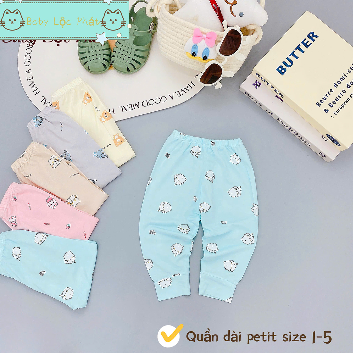 Quần dài sơ sinh đẹp 4