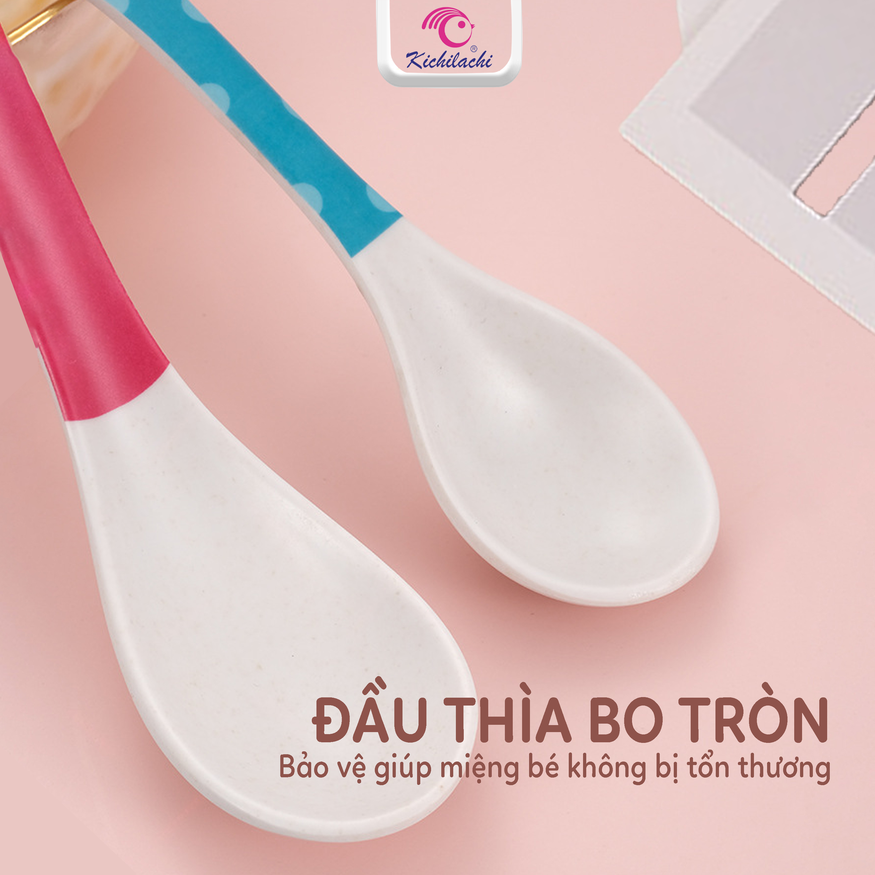 Thìa sợi trúc Kichi