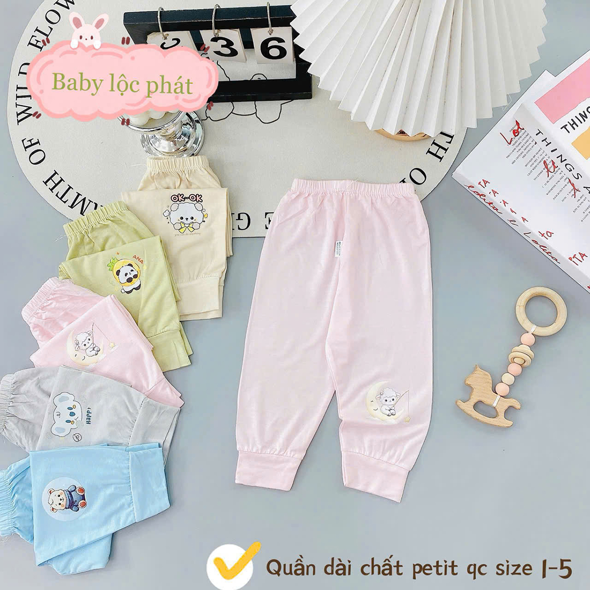 Quần dài sơ sinh đẹp 1