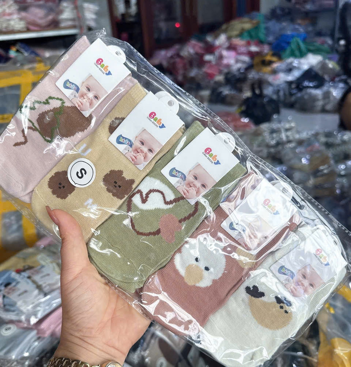 Tất thú chống trượt (0-3 tuổi)