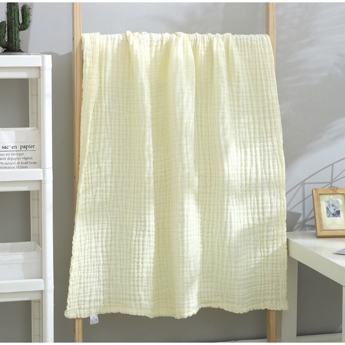 Khăn tắm xô nhăn 6 lớp (màu)