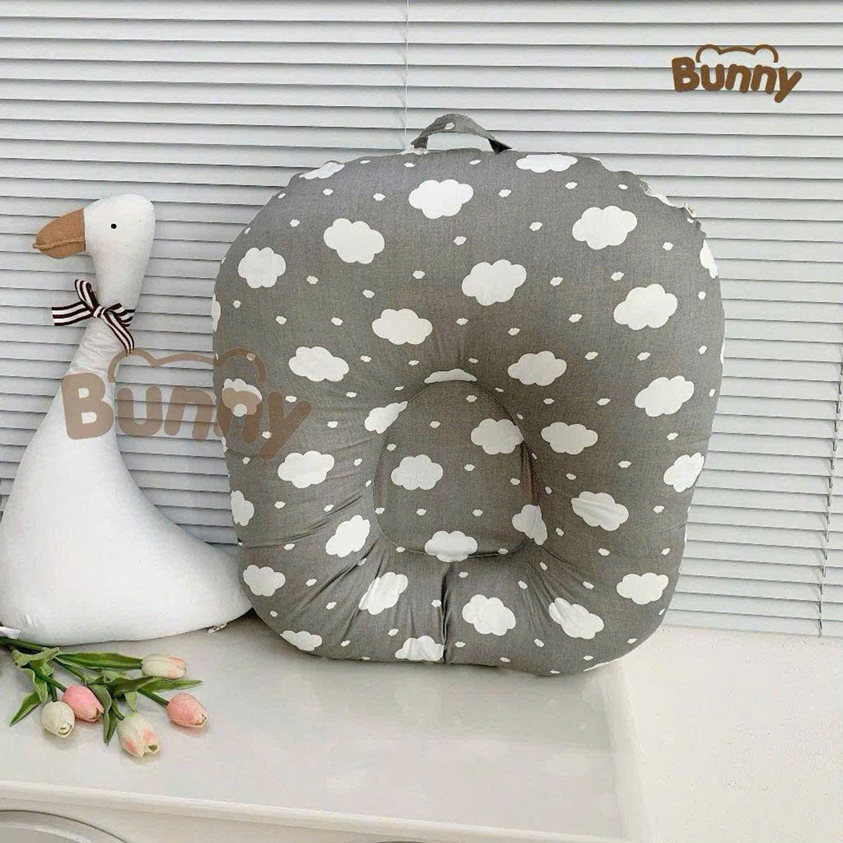 Gối bông xô lõm Bunny