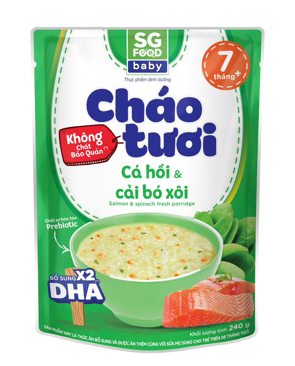 Cháo tươi SGF Baby 240g (7m+)